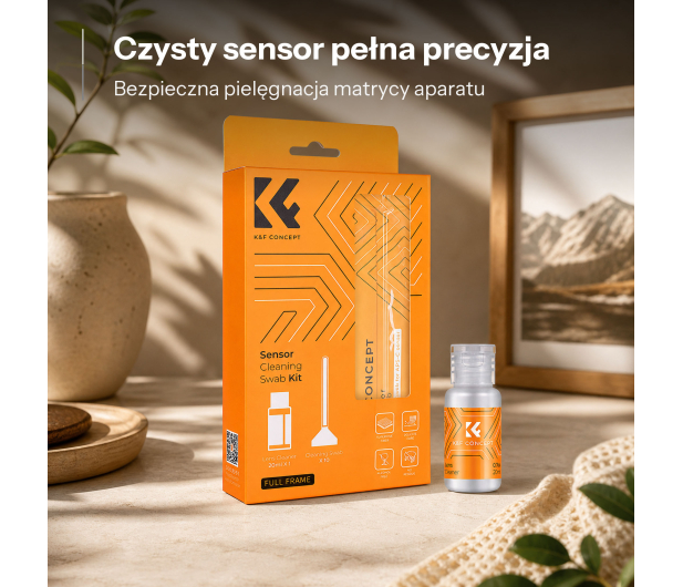 K&F Concept Zestaw czyszczący do matryc pełnoklatkowych Sensor Cleaning - 1550449 - zdjęcie 5